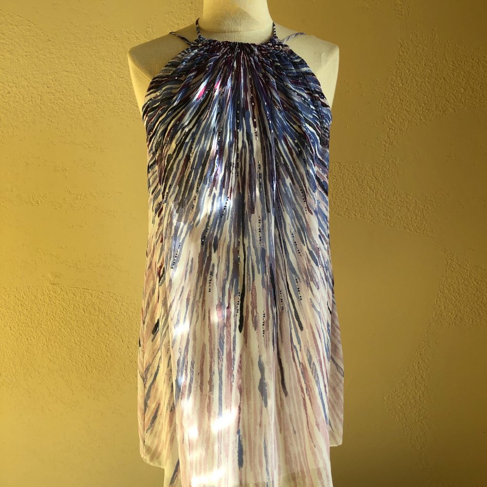 Black House White Market Starburst Halter Top